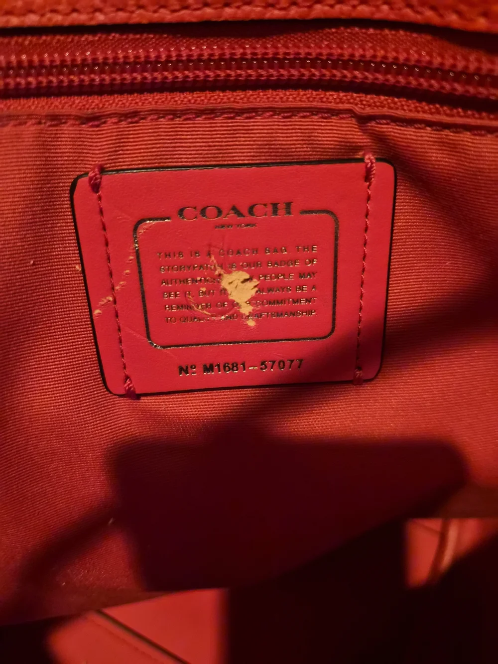 ​COACH Market Tote Souvenir Patch Leather Bag Black 57077